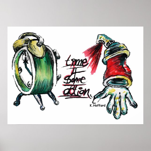 "4. Zeit für Maßnahmen" Poster (Vorne)