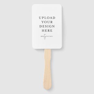 4 Zoll x 6 Zoll Fan Wedding Program Fächer