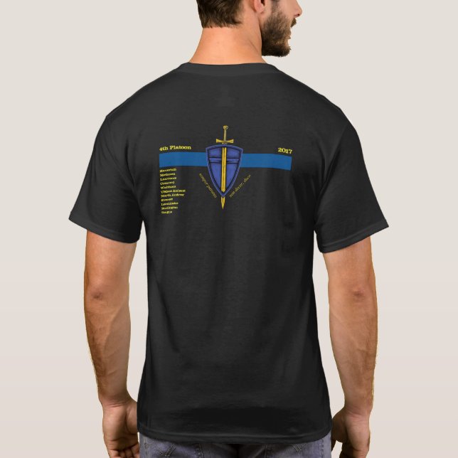 4. Zug mit Abteilungen T-Shirt (Rückseite)