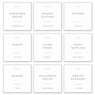 4" Zuhause Storage Packing Versandaufkleber Aufkleber