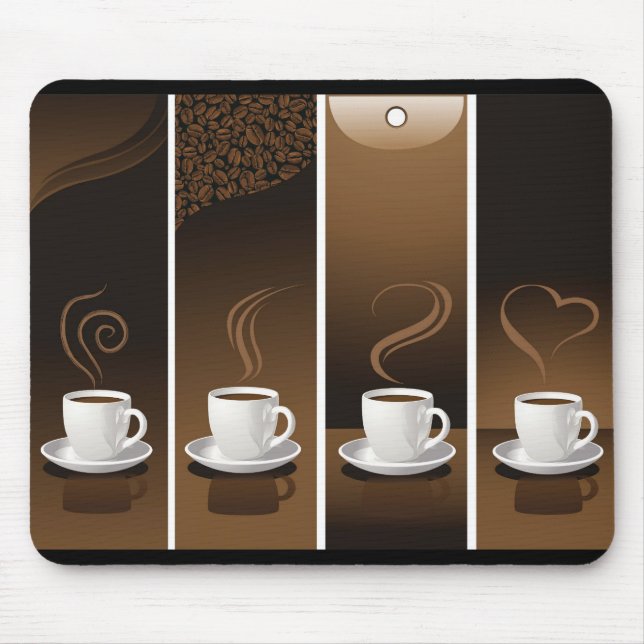 4CupsKaffee Mousepad (Vorne)