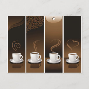 4CupsKaffee Postkarte