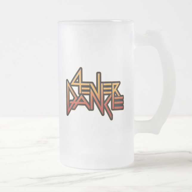 4ever Dance Mattiert Glass Beer Tasse (Rechts)