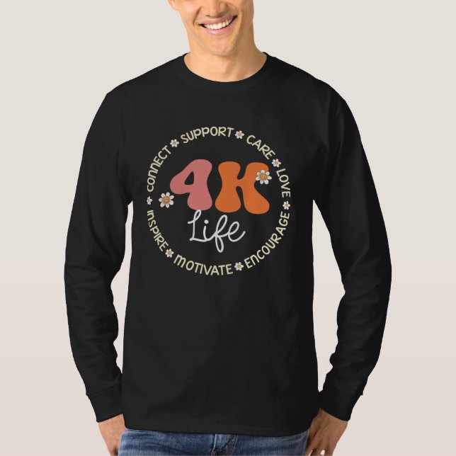 4K Life Appreciation Week Back to School T-Shirt (Vorderseite)