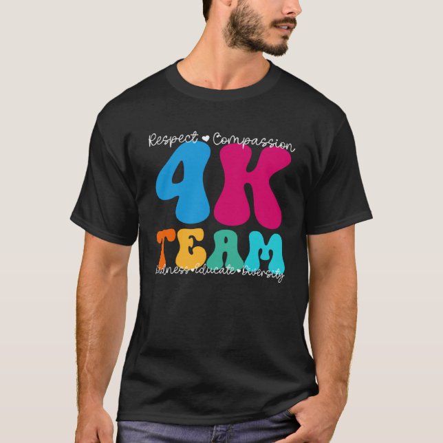 4K Team Appreciation Week Back to School T-Shirt (Vorderseite)