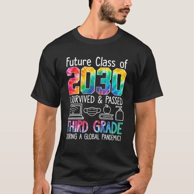 4M3O Future Class 2030 Dritter Klasse Lehrer zurüc T-Shirt (Vorderseite)