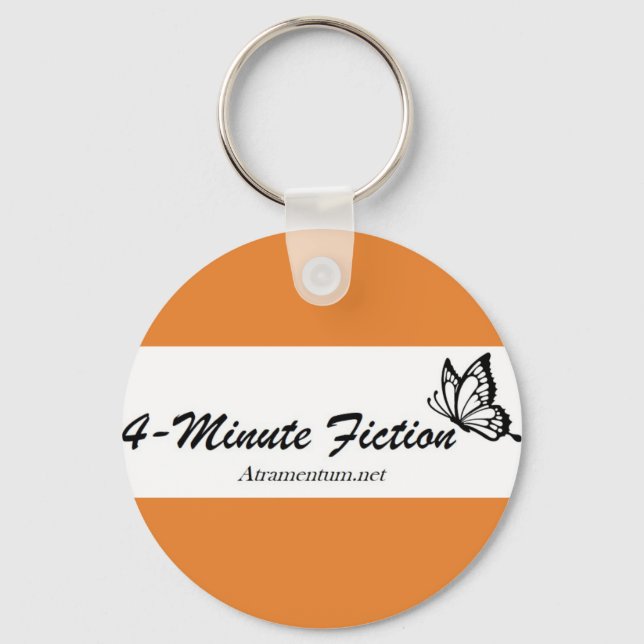 #4MinuteFiction Butterfly Schlüsselanhänger (Vorderseite)