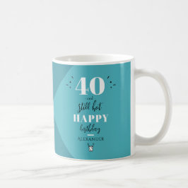 4O und immer noch heiß Kaffeetasse