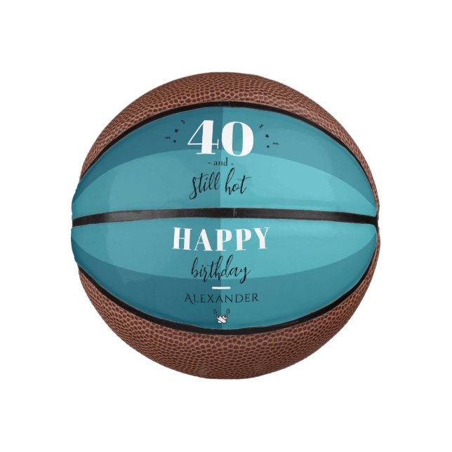 4O und immer noch heiß Mini Basketball (Vorderseite)