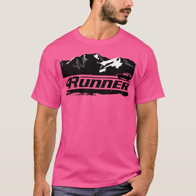 4Runner - Mountains Vehicle 4th Gen T-Shirt (Vorderseite)