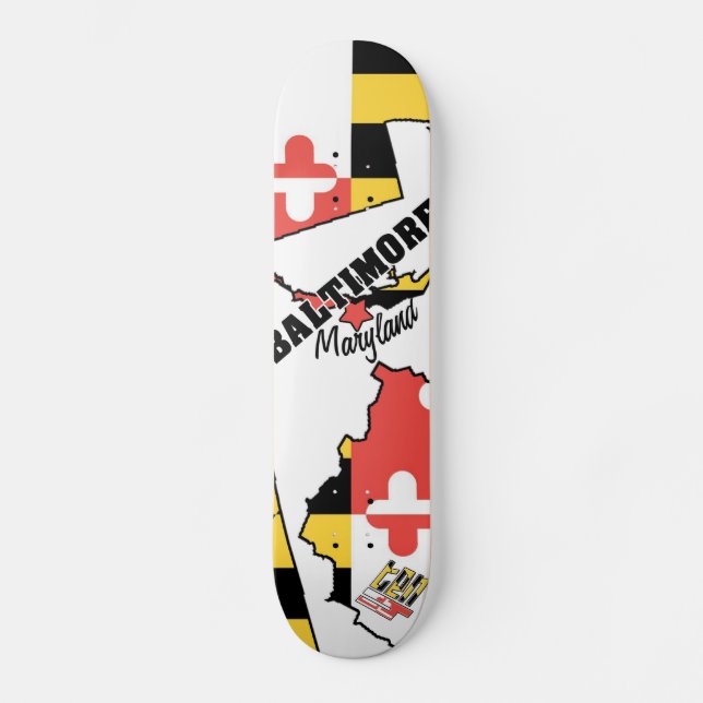 4ten: Baltimore, Maryland 1 Skateboard (Vorderseite)
