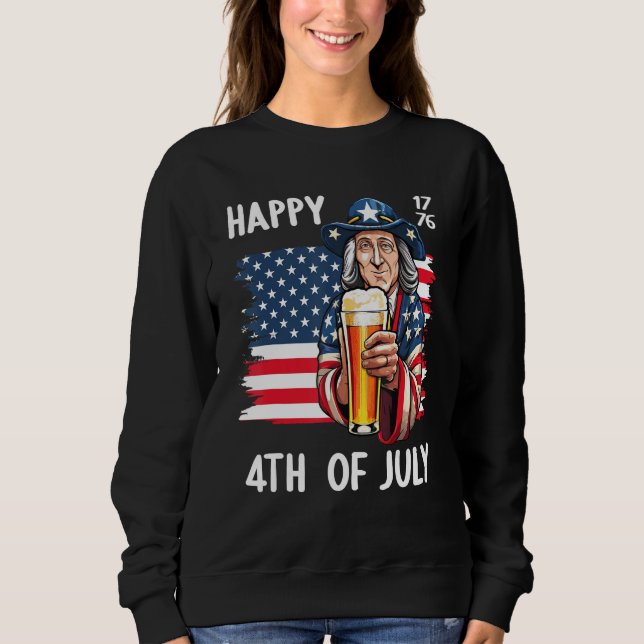 4th July 1776 Patriotic Patriot USA Eagle Independ Sweatshirt (Vorderseite)