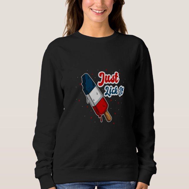 4th July Drinks Party Family Friends Patriotic Jus Sweatshirt (Vorderseite)