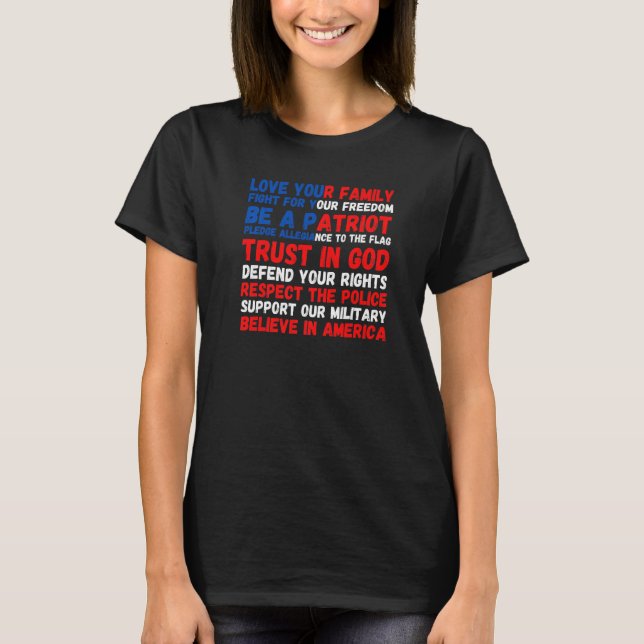 4th of July American Flag Patriotic 1776 Premium T-Shirt (Vorderseite)