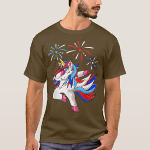 4th of July Americorn USA America Unicorn July 4th T-Shirt