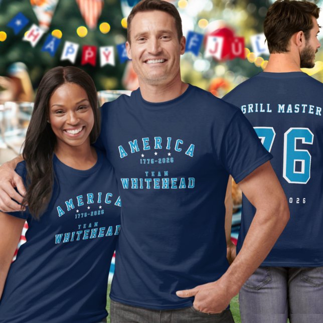 4th Of July Family Photos Matching Group Customize T-Shirt (Von Creator hochgeladen)