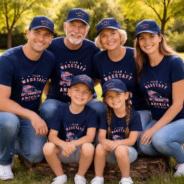 4th Of July Family Photos Matching Group Customize T-Shirt