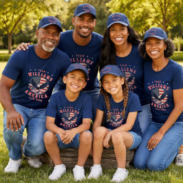 4th Of July Family Photos Matching Group Customize T-Shirt