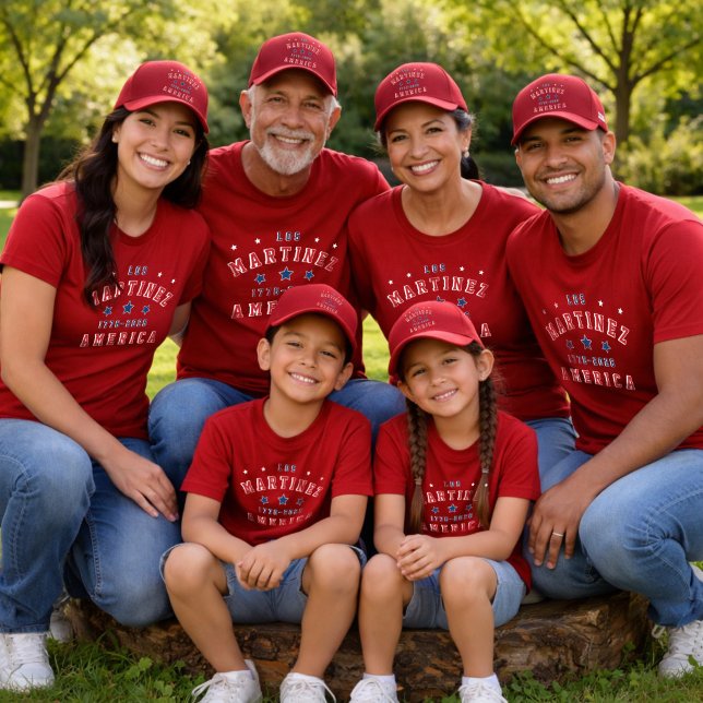 4th Of July Family Photoshoot Matching Customize T-Shirt (Von Creator hochgeladen)