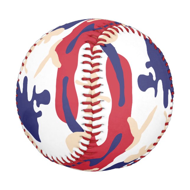 4th of July, Independence day, Camouflage Beige Baseball (Schrägansicht)