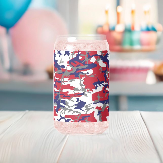4th of July, Independence day, Camouflage Gray Dosenglas (Insitu (Baby Party))