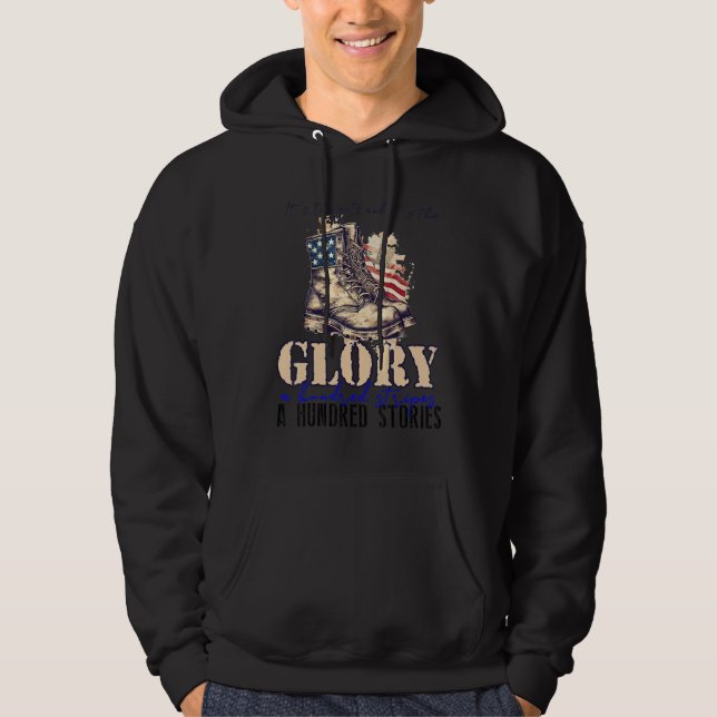 4th of July It's the guts and it's the glory 3 Hoodie (Vorderseite)
