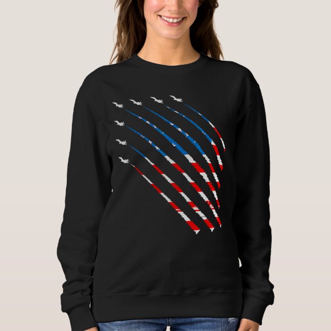 4th Of July Patriotic  For Mem USA Fireworks Sweatshirt (Vorderseite)