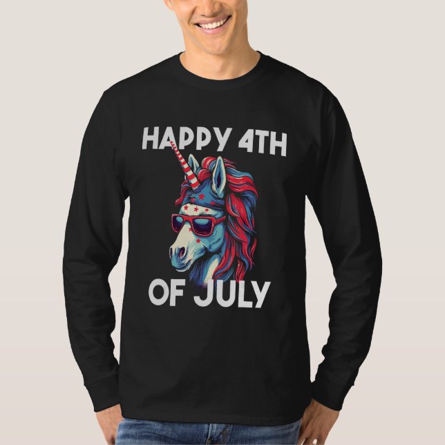 4th of July Patriotic USA American Independence T-Shirt (Vorderseite)