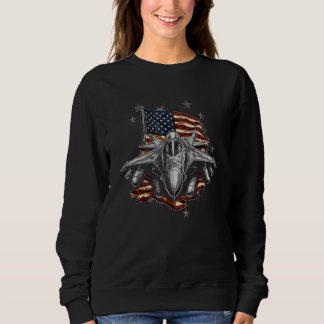 4th Of July  Patriotic USA Flag 1 Sweatshirt