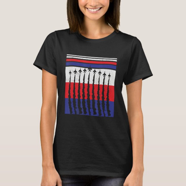 4th Of July  Patriotic USA Flag 7 T-Shirt (Vorderseite)
