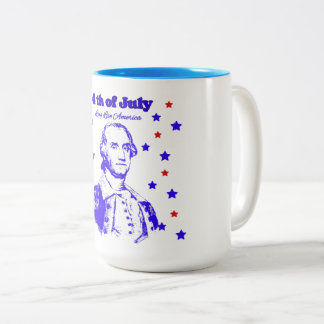 4th of July Zweifarbige Tasse