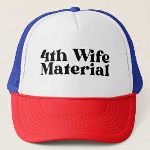 4th Wife Material Trucker Hut, Scheidung  Truckerkappe