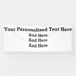 4'x10' Banner für benutzerdefinierte Unternehmen