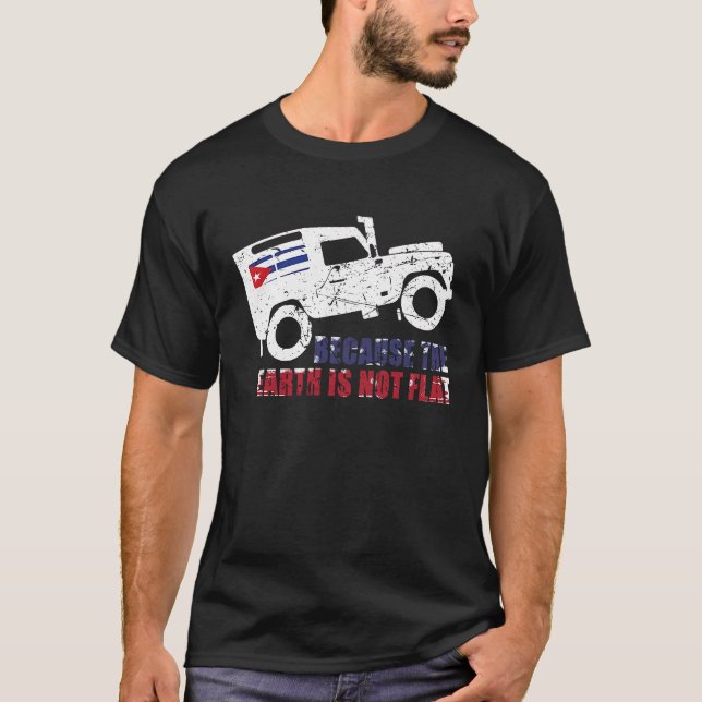 4x4 Earth Rover Cuba T-Shirt (Vorderseite)