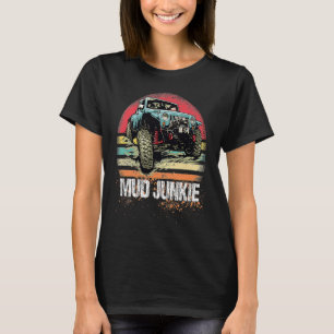4x4 Geländewagen Cool Retro Vintage Sonnenuntergan T-Shirt
