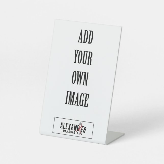 4x6 Party, Dusche oder Hochzeit Sockelschild (Vorderseite)