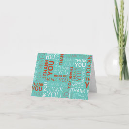 4x6" Thank You Note Card Dankeskarte