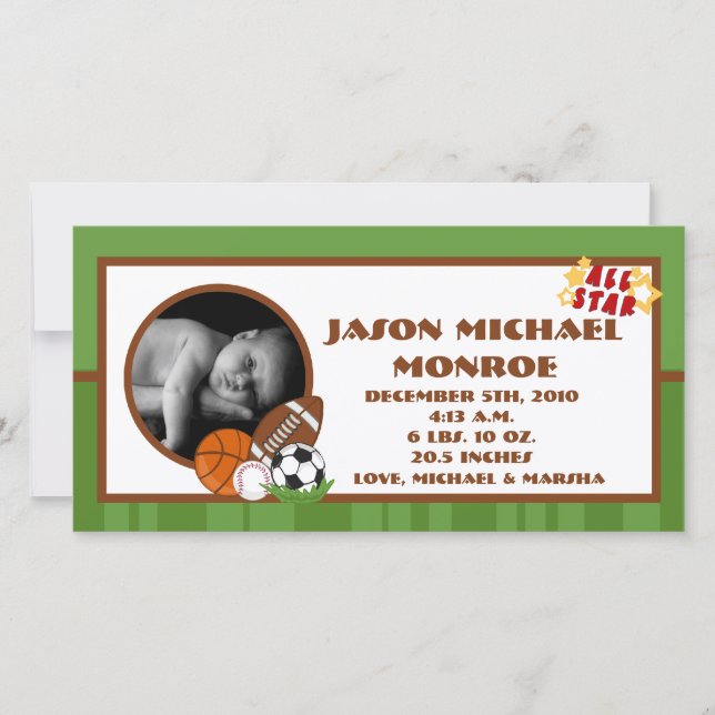 4x8 Ankündigung des gesamten Star Green Foto (Vorderseite)