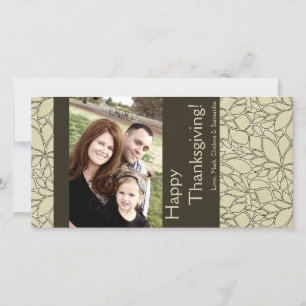 4x8 Herbstbaum Foliage FOTO Erntedank Card Feiertagskarte