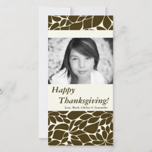 4x8 Herbstbaum Foliage FOTO Erntedank Card Feiertagskarte