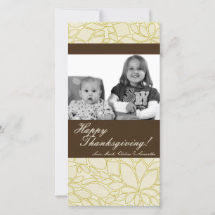 4x8 Herbstbaum Foliage FOTO Erntedank Card Feiertagskarte
