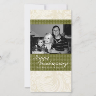 4x8 Herbstbaum-Laubwerk FOTO Erntedankkarte Feiertagskarte