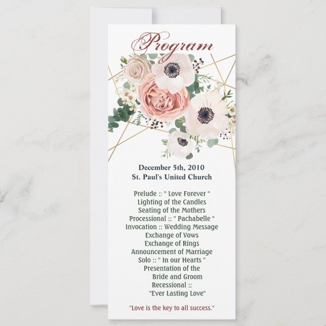 4x9.25 Programm Karten Geometrische Gartengarten R (Vorderseite)