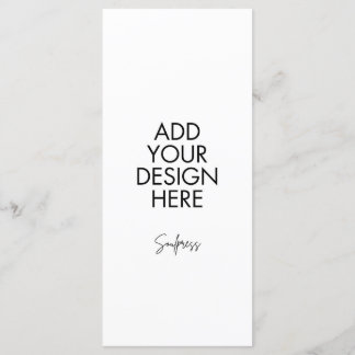 4x9" Benutzerdefinierte Menükarte