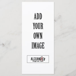 4x9" Flachkarte Menükarte