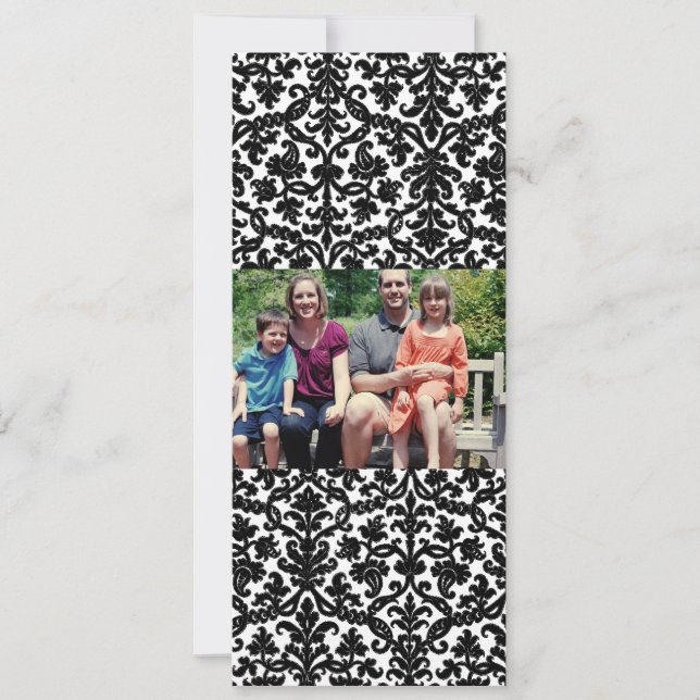 4x9 Foto Weihnachtskarte Feiertagskarte (Vorderseite)