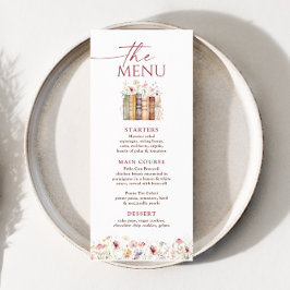 4x9" Neues Kapitel beginnt, Storybook Shower Menü