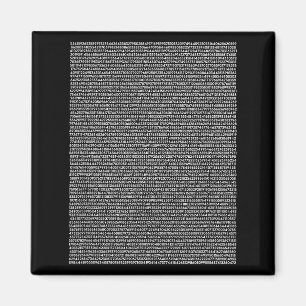 5000 Stellen Pi-Shirt Mathe-Geschenk Lehrer Mathe Magnet