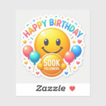 500.000 Follower Geburtstag