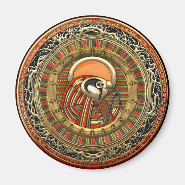 [500] Ägyptischer Sonnengott Ra Magnet (Vorne)